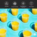 3oz Disposable Plastic Cups 500 Pack,Small Mouthwash Cups, Bulk Sample Tumblers for Home, School, Office, Parties, or Commercial Use