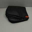 Car Seat Protector 1 Pack Car Seat Cushion Mat Thickest Padding,Waterproof 600D Fabric Car Seat Covers for Non-Slip Backing Mesh Pockets for Baby and Pet (Black, 1 Pc)