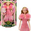 Mattel Wicked Singing Glinda Fashion Doll & Accessories, Posable with Movie-Inspired Look & Removable Outfit, Sings Popular