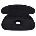 INFANZIA Dry Seat, Car Seat Protector Waterproof Carseat Liner Potty Training Toddlers, Baby and Infants, Piddle Pad for Carseats Strollers (Black, 1 Pack