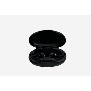 Open Ear Clip On Headphones Bluetooth 5.3 Wireless Earbuds YYK-S19 4HD Mic Black