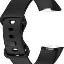 INF Wristband Compatible with Fitbit Charge 5 Charge 6, Silicone Strap, Replacement Strap for Men and Women