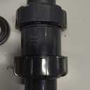PVC True Union Check Valve, 1'' Slip Swing Full Port Utility Valve for Backflow Prevention