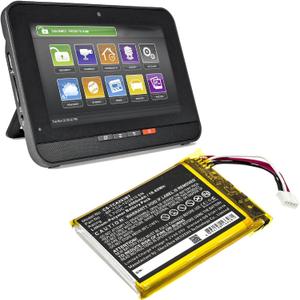 4500mAh GSP055771 BP-TCA-12/2510 SN Battery Replacement for Xfinity Home Security Screen, Technicolor TCA203 TCA203COMG iControl TCA203TWC Alarm System