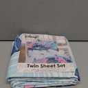 Jay Franco Kids Sheet Set with Fitted, Flat Sheets & Pillow Cover - Ultra-Soft Bedding with Pillowcase for Room Decor, Teal - Lilo & Stitch, 3 Piece Twin