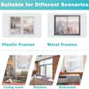 110'' x 84'' Window Insulation Kit, Window Insulation for Winter, POF Window Sealer for Winter, Insulates Indoor Windows Keep Warm for Weatherproofing Window Film for Winter Window Covering-1PCS