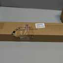 Curtain Rods No Drilling for Windows 36 to 88 Inch: No Drill Small Black Curtain Rod with Adhesive Brackets for Bedroom, 5/8" Apartment Renter Friendly Adjustable Drapery Rods Easy Install