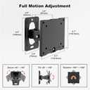 Monitor Wall Mount for 1749 Inch Ultrawide Screens,Heavy Duty Monitor arm up to 44 lbs with Swivel,Tilt & Rotation,VESA 75x75 & 100x100,Black
