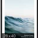 28x40 Picture Frame for Wall, Vertical or Horizontal Wall Hanging Large Poster Frame for Photo and Posters, Poster Frame 24x36 with Mat 28x40 Without Mat