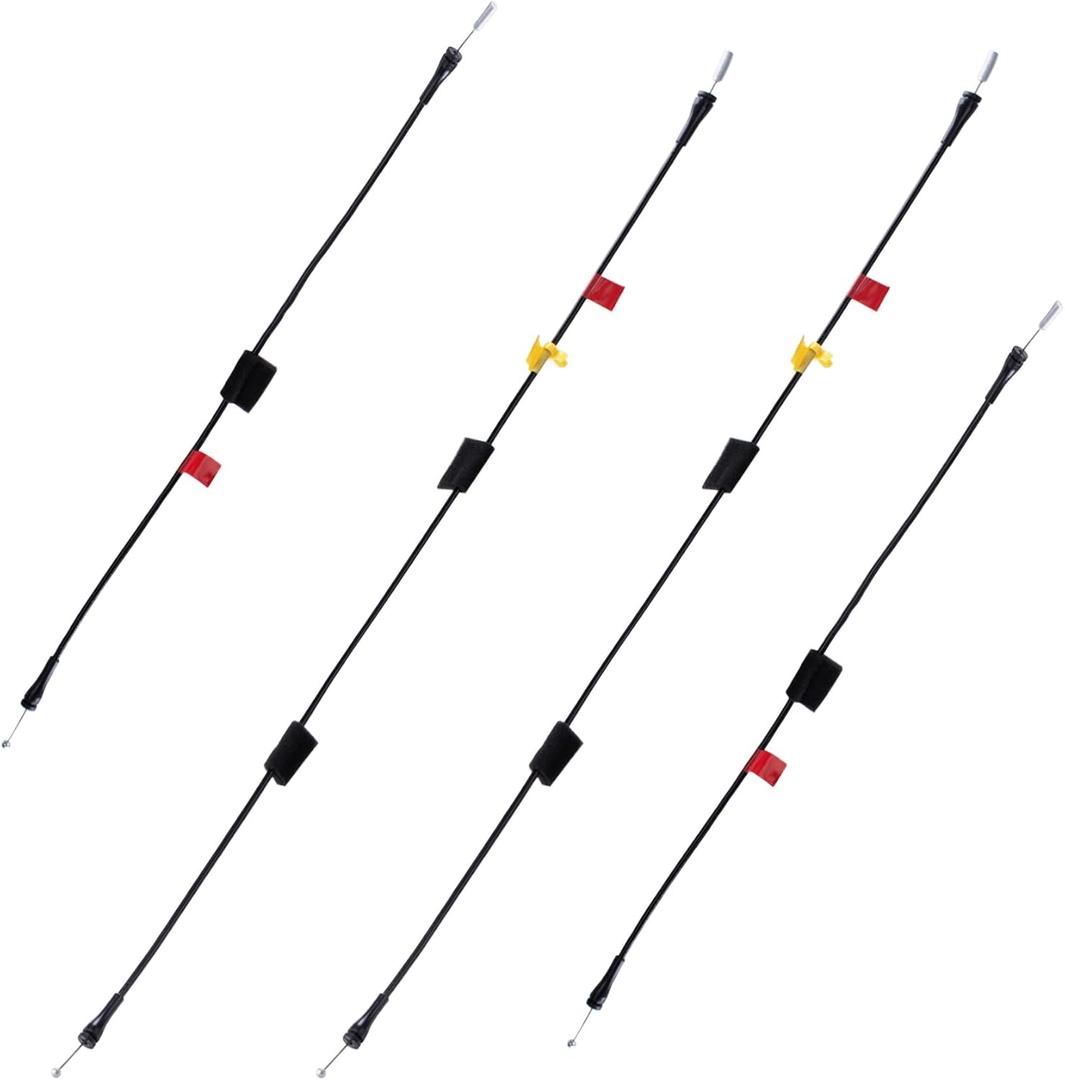 Latch Cables,rear door Upper & Lower Compatible with F-250 F-150 Ford Left Right Back Door Upper Latc Cables Repair Kit / 32.2 Inch 23.5 Inch