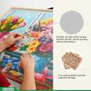 ALL4JIG 1500 Pieces 2-in-1 Tilting & Rotating Puzzle Board, 24.53" x 33.19"Adjustable Angle Puzzle Board with 4 Drawers & Clear Protective Cover, Birthday Gift for mom