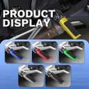 Motorcycle Footpegs Rear Passenger Foot Pegs Replacement for Yamaha YZF R25 R3 R15 MT03 MT25 MT07 MT09 MT10 XSR 700 900 T-MAX TMAX T MAX 530 500 FZ1 FZ6 Foot Rests Pedal (black)