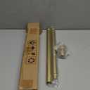 Shower Curtain Rod Spring Tension:Gold Shower Rods for Bathroom 34 to 43 Inch,1 Inch Modern Heavy Duty Adjustable Tension Shower Curtain Rod No Drilling No-Slip Easy Install,Matte Gold