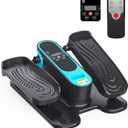 2025 New Under Desk Elliptical Machine,Portable Seated Pedal Exercise Machine for Seniors, 12 Adjustable Speed Elipse Leg Exerciser with Remote Control,Quiet Foot Exercise Machine for Home Office