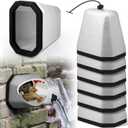 Aurelema 6 Pack Foam Faucet Covers for Winter Outdoor Spigot Covers for Freeze Protection Valve Sprinkler Insulation Easy to Install Cold Weather Protection