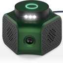 Ultrasonic Mouse Repellent Plug-in – Indoor Rodent Deterrent with 3 Modes & LED Strobe Lights, Mice Rat Squirrel Control for Attic, Garage, Basement (Green)