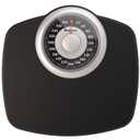 Adamson A25 Scales for Body Weight - Up to 400 LB - New Version - 5.3" Dial on 12.4" x 10.2" Platform - Anti-Skid Rubber Surface - High Precision Bathroom Scale Analog - Durable with 20-Year Assurance (Black)