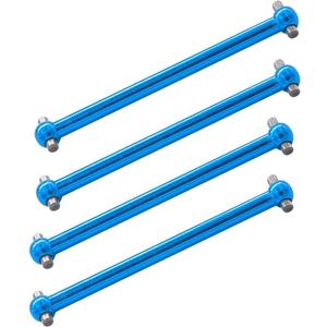 4PCS Aluminum Alloy Universal Drive Joint Dogbone Replacement Part Compatible with WLtoys A959 A969 A979 A959-B A969-B A979-B K929-B 1/18 RC Car