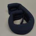 Neck Brace for Sleeping - Cervical Collar Relief Neck Pain and Neck Support Soft Foam Wraps Keep Vertebrae Stable for Relief of Cervical Spine Pressure for Women & Men Prussian Blue Medium Size