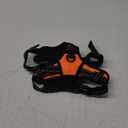 PHOEPET No Pull Dog Harnesses for Small Dogs Reflective Adjustable Front Clip Vest with Handle 2 Metal Rings 3 Buckles [Easy to Put on & Take Off] (S, Orange)