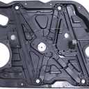 Power Window Regulator with Panel (No Motor) 82471-C2010 / 82471C2010 Compatible with 2015-2019 Hyundai Sonata | Front Left Driver Side