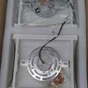 Pink Resin Modern LED Wall Sconces Wall Lighting Set of 2, Indoor Hardwired Wall Mount Light Fixtures Lamp Up and Down for Living Room Bedroom Hallway Dining Room 