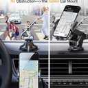 2025 Premium Universal Car Phone Mount 3-in-1 Upgraded Edition Compatible with Dashboard/Windshield/Vent/Truck Mounts Fits iPhone 17/16/15 Pro Max/14 and Samsung/Android Devices