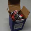 MIULEE Christmas Set of 2 Scottish Tartan Plaid Lumbar Throw Pillow Covers Farmhouse Classic Decorative Outdoor Cushion Cases for Home Decor Sofa Couch 12x20 Inch, Red and White