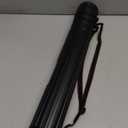 TRANSON Small Poster Tube Storage 17 to 27 Extendable for Documents Blueprints Artworks Scrolls (1 Pack-Black)