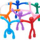 10Pcs Magnetic Travel Toys, Magnets Men for Kids, Cute Magnetic People Airplane Car Toddler Travel Essential, Fridge Magnets Sensory Fidget Toys for Adults Kids