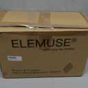 ELEMUSE Queen Size Extra Thick Fusion Goose Down Feather Filled Mattress Topper, Plush Fluffy Double Layer Pillowtop Mattress Pad Cover, Soft Featherbed with 8-21 Inch Deep Pocket
 1 sustainability feature