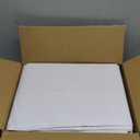 Enjoyidea Vinyl Tablecloths Flannel Backed-6 Pack White 52x70 Inch Waterproof Plastic Table Cloth Rectangle Table Sheets Heavy Duty Wipeable Spillproof Oilcloth for Outdoor Picnic Party Camping Dining