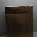 Portable 15-Inch PA Speaker System DJ Amplified Loud Speaker with Stand Bluetooth/USB/SD Card Reader/FM Radio/Remote Control/LED Light, Good for Churches, Bands, Parties