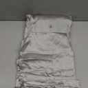 DOZ Flat Sheet, 100% Viscose derived from Bamboo, Organically Grown, Buttery Soft, Cooling Sheets, High GSM, 1 Top Sheet Only (Dove, Full/Queen)