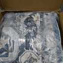Amada 8x10 Area Rugs for Living Room, Washable Area Rug, Blue