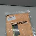 PINSPARK Workout Shorts Women Wide Leg Athletic Shorts High Waisted Yoga Shorts Tummy Control Gym Short with Pockets, XL, Orange Color