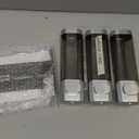 Wall-Mount Shower Dispenser 3-Chamber  No-Drill or Drill Install for Shampoo, Conditioner, Body Wash  Refillable Bathroom Soap Dispenser for Home, RV, Hotel  Eco-Friendly & Space-Saving