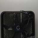 Genesis 20" Box Fan, 3 Settings, Max Cooling Technology, Carry Handle, Black (G20BOX-BLK)