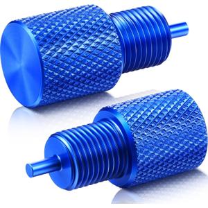 Frienda 2 Pcs Brake Proportioning Valve Bleeder Tool Shuttle Valve Bleed Tool Kit Compatible with Disc/disc/drum Pv2 Pv4 Combination Valves (Blue)