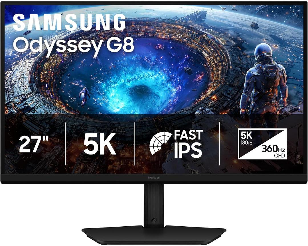 Samsung 27" Odyssey G8 (G80HF) Gaming Monitor - 5K Resolution, Fast IPS