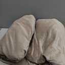 H.VERSAILTEX Real Velvet Recliner Couch Cover Stretch Slip Cover for Recliner Chairs 1 Piece Non Slip Covers for Recliner Chair with Pocket, Washable Reclining Chair for Kids, Pets (Taupe, Large)