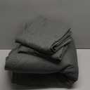 Lavsiry Dark Grey Oversized California Cal King Size Quilt Bedding Set with Pillow Shams, Summer Lightweight Bedspread Coverlet, Soft Quilted Blanket Thin Comforter for All Seasons