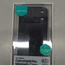 NILLKIN for iPhone 17 Pro Max Case Magsafe, [Dual-Slide Lens Cover] [4-Corner Shockproof Airbags] [Anti-Lost Lanyard Hole] Slim Phone Case Magnetic Silicone Cover for iPhone 17 Pro Max 6.9 inch, Black