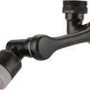 1080 Rotation Faucet Extender CUPC Aerator Universal Bathroom Rotatable Tap Nozzle Kitchen Sink Aerator with 2 Water Outlet Modes Oil Rubbed Bronze
