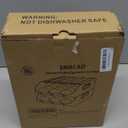 SMRCAD Egg Holder for Fridge, Automatic Steady Rolling Egg Dispenser with Silicone Bumpers & Handle for Refrigerator, Large Capacity Egg Organizer with Lid (2 Tier Holder 36 - 42 Eggs, Large Size)