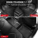 Original 2018-2024 Camry FWD Floor Mats & Cargo Liner for Toyota Camry (Not Fit Hybrid) - Custom Fit 1st & 2nd Row TPE Anti-Slip Floor Liners & Trunk Mat - All Weather Floor Mats Car Accessories