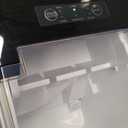 DUMOS Countertop Ice Maker with Handle, 26lbs/24H Portable Ice Machine, 9 Bullet Ice Cubes Ready in 6 Mins, Self-Cleaning, Quiet Compact Ice Maker for Home, Kitchen, RV, Camping, Black (12.5"*11.6"*8.8")