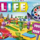 The Game of Life Board Game, Family Games for Kids Ages 8 and Up, Pegs Come in 6 Colors, Family Board Games for 2 to 4 Players