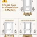 Color&Geometry Indoor Door Mat with Non Slip Latex Backed Soft, 20"x31", Thin Front Door Mat, Dirt Resist, Low Profile Easy Clean Entry Mats for Entryway, Entrance, Floral Elegance