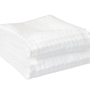 Ritz Royale Collection 100% Combed Terry Cotton, Highly Absorbent, Oversized Kitchen Towel Set, 28" x 18", 2-Pack, Solid, White